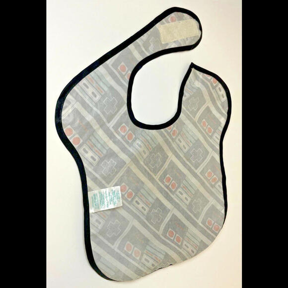 Nintendo Entertainment Systems Original Controller NES 2017 Baby Toddler Bib - Picture 10 of 10